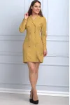 Платье Anelli 740 горчица