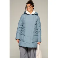 Пальто Beautiful & Free 8020 дымчато-синий