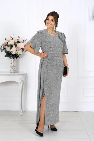 Платье Ninele 7509 Серебро