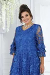 Платье Ninele 7436 Васильковый Платье Ninele 7436 Васильковый