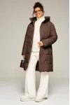 Пальто Beautiful & Free 8018 шоколад