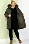 Пальто Shetti 2204 серо-зеленый