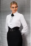 Блузка Мода-Юрс 2832bl белый