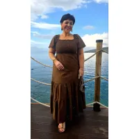 Платье Vittoria Queen 27983 шоколадный