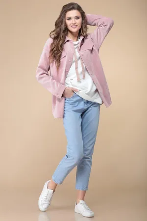 Блузка Линия-Л А-1860 пыльно розовый