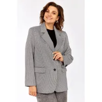 Пиджак Rishelie 1014 чёрный+белый