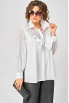 Блузка Eva Grant 7174-1В белый