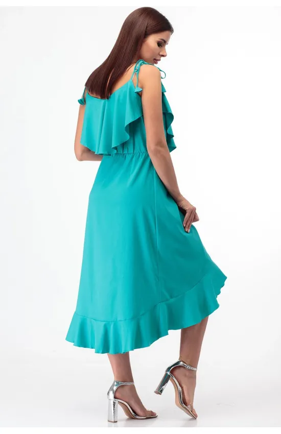 Платье Anelli 726 бирюза