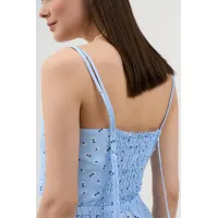 Платье Lenata 16501 голубой с рисунком Платье Lenata 16501 голубой с рисунком