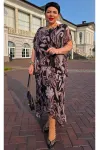 Платье Vittoria Queen 26493 черно-фиолетовый