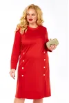 Платье Элль-Стиль 2443/1 красный Платье Элль-Стиль 2443/1 красный