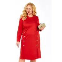 Платье Элль-Стиль 2443/1 красный
