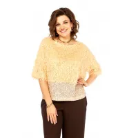 Блузка Ольга Стиль Л436 персик