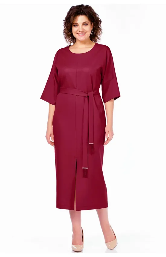 Платье Bagira 1046 бордовый