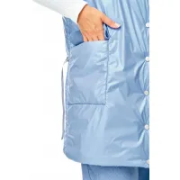 Жилет T&n 7736 голубой перламутр.