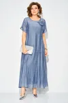 Платье Лилиана 1524 сероголубой