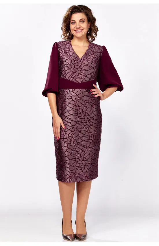 Платье Mira Fashion 5617 бордо
