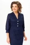 Платье Mira Fashion 5572 темно-синий