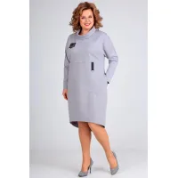 Платье Таир-Гранд 6541 серый Платье Таир-Гранд 6541 серый