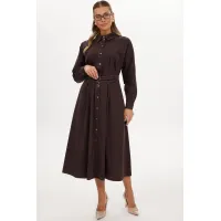 Платье Kaloris 2348/2 коричневый Платье Kaloris 2348/2 коричневый
