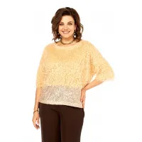 Блузка Ольга Стиль Л436 персик