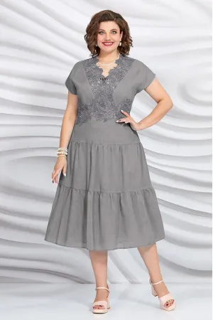 Платье Mira Fashion 5437 серый