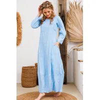 Платье Амулет 9923 небесный 164
