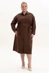 Платье Algranda 4122 Шоколад Платье Algranda 4122 Шоколад