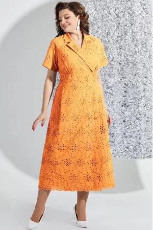 Платье Mira Fashion 5539-2 оранжевый