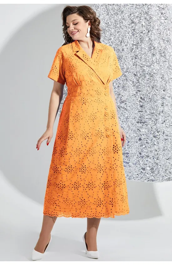 Платье Mira Fashion 5539-2 оранжевый
