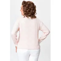 Кофта Swallow 695 пастельный бежевый в принт