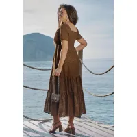 Платье Vittoria Queen 27983 шоколадный
