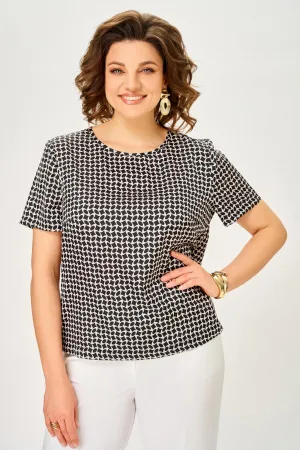 Майка Swallow 917.2 Черный,принт Молочные круги;