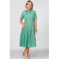 Платье Mira Fashion 5549-3 зеленый