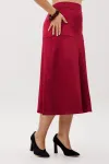 Юбка Anelli 1510 гранатовая патока»