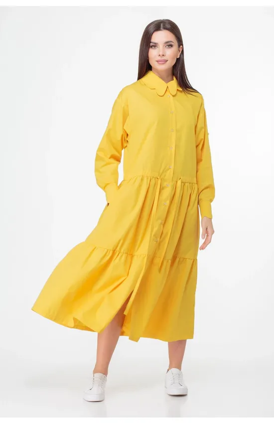 Платье Anelli 1002 желтый