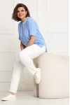 Блузка Begimoda 4086 голубой
