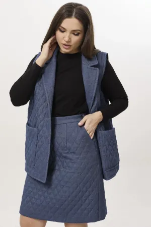 Юбка Ma Cherie 2041 синий