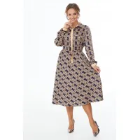 Платье Condra Deluxe 2402 синий-золотой