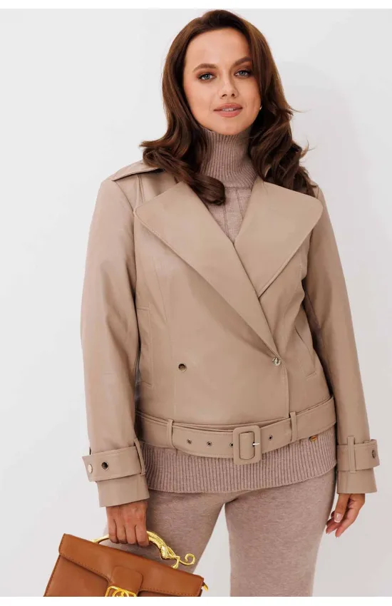 Куртка Mislana 1253 бежевый Куртка Mislana 1253 бежевый