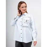 Блузка Condra Deluxe 16261 голубой