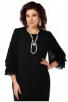 Платье Lakona 11558 черный Платье Lakona 11558 черный