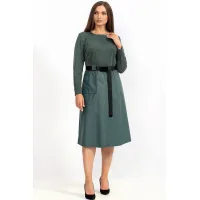 Платье Angelina 812 серо-бирюзовый Платье Angelina 812 серо-бирюзовый