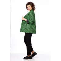 Пиджак Lady Style Classic 3061 Зеленый с черным