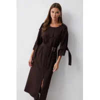Платье Люше 4212 коричневый