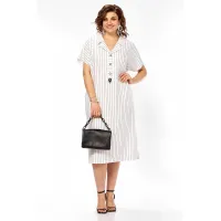 Платье Matini 3.1774 белый+полоска