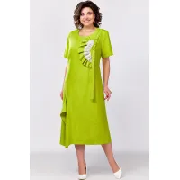 Платье Mira Fashion 5555-2 зелень