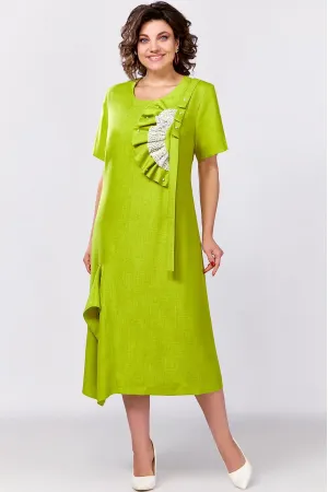 Платье Mira Fashion 5555-2 зелень