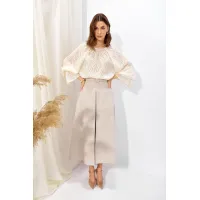 Блузка Люше 4324 молоко