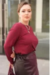 Юбка Vittoria Queen 29783 бордо градиент Юбка Vittoria Queen 29783 бордо градиент